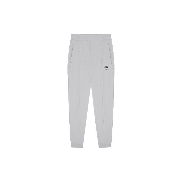 New Balance Knitted Sweatpants Men's Gray Moderate Cuffed Pants AMP11313-OGR
