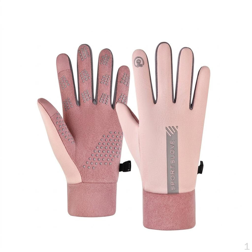 Winter Thermohandschuhe Fleecefutter, Weich Warm Gestrickt Damen, Touchscreen Handschuhe,