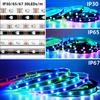 DC5V WS2813 (WS2812B Updated) Smart RGB LED Strip Individuaily Addressable Light Tape 30/60/144leds Black/White PCB IP30/65/67