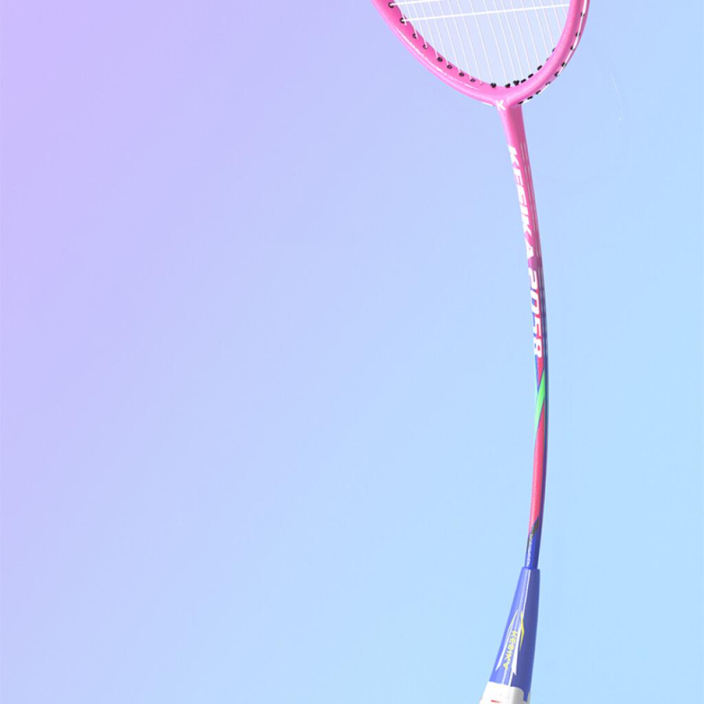 Badminton Racket Full Carbon Attack Durable Double Racket for Children