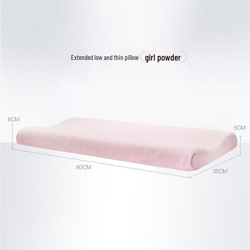 Thin Soft Memory Foam Neck Support Pillow – Removable, Washable Cover