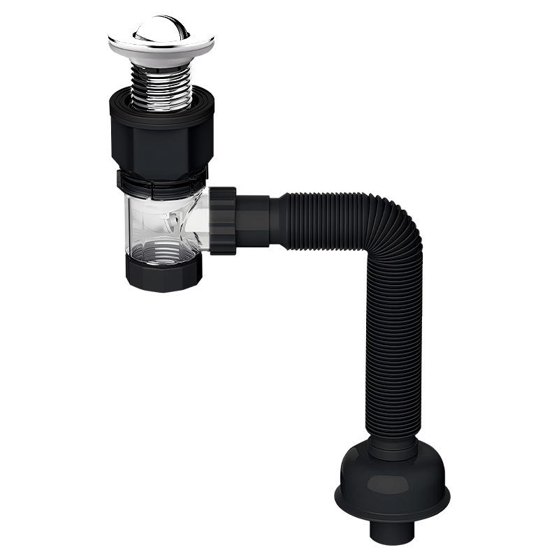 Anti-odor Leak-proof Drain Stopper for Washbasin Countertops - Space-saving Basin Accessory