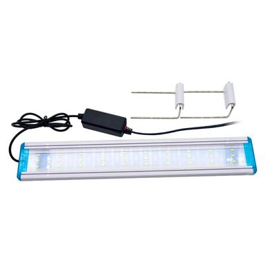 1PC Akwarium LED Light Ultra-cienkie Akwarium Rośliny Wodne Światło Wzrostu Wodoodporny Brokat Jasnoniebieski LED 28 cm Roślina 220 V