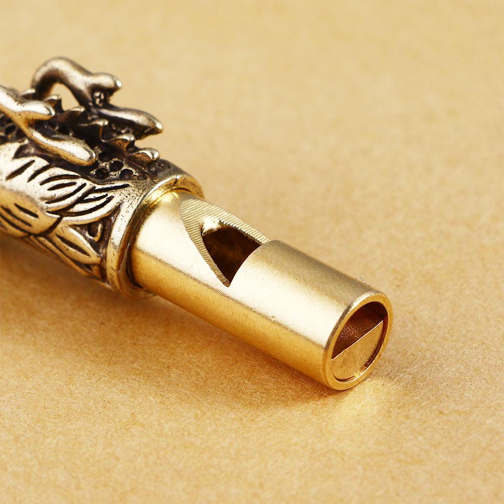 Charm Brass Keychain Survival Outdoor Whistle Outdoor Survival Tools Keys Chain Car Pendants