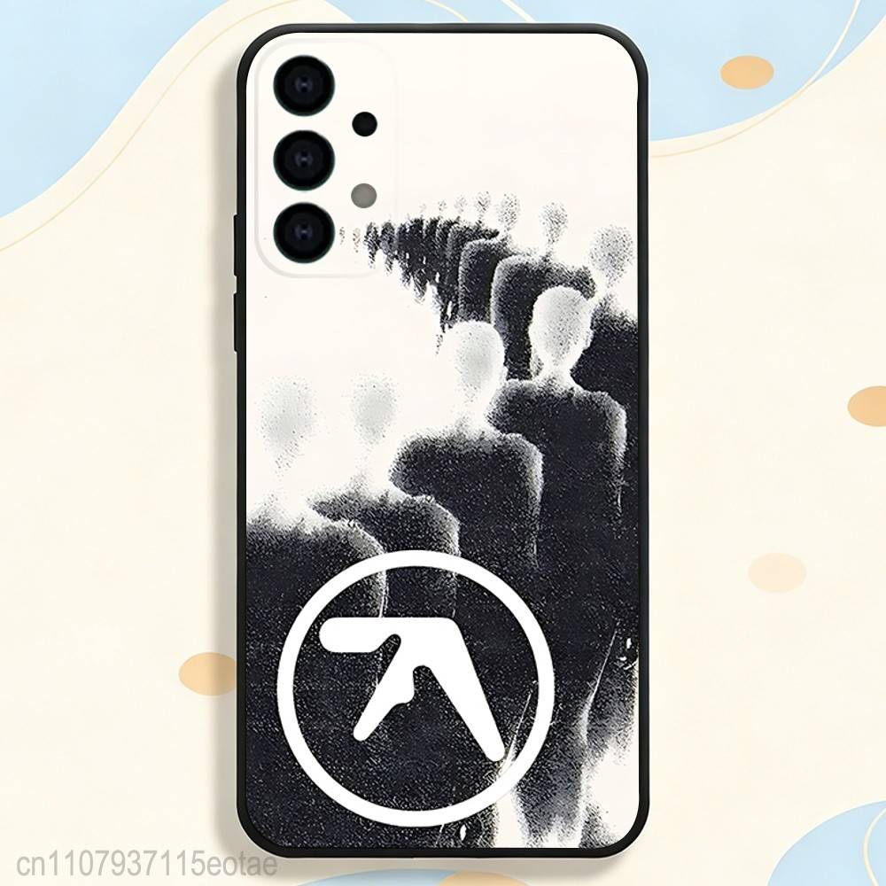Aphex Twin Logo Art Cool Phone Case For Samsung S25,S26,S24,S21,S22,S23,S30,Ultra,S20,Plus,Fe,Lite,5G Black Cover