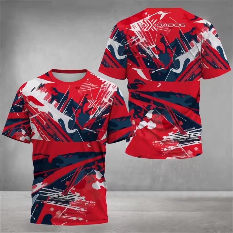 

Модная мужская футболка с 3D принтом тай-дай, летняя, быстросохнущая, с коротким рукавом, для активного отдыха, тенниса, спорта, повседневная, дышащая, свободного кроя 6XL