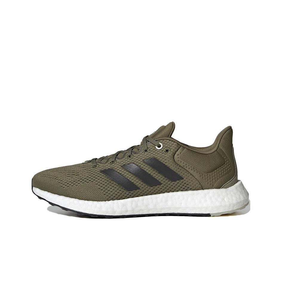 adidas PureBoost 21 Focus Olive Scarpe da Ginnastica da Uomo Verde Core-Black Halo-Green GY5101