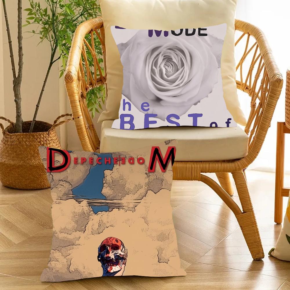 Band D-Depeche M-Mode Pillow Case Cute Room Home office Decor Protective pixel Covers Without game Pillow-Insert