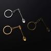 Silver Color Ornaments Handmade Craft Jewelry Gift Trinkets Spoon Keychain Key Ring Metal Key Chain