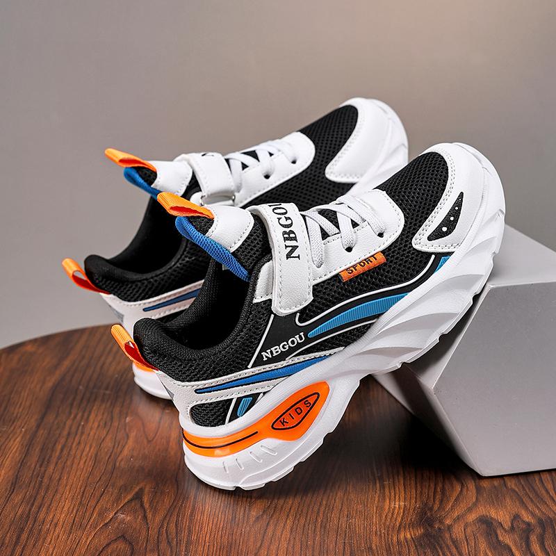 Kid Casual Sneakers Children Sports Shoes Boys Girls Student Soft Sole Tennis Breathable Lightweight Hiking Shoes