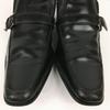 Mr.JUNKO Monk Strap Business Shoes [27.0/Black] Leather Dress Shoes(USED)