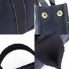 Used HERMES Handbag Tote PM Deauville canvas Navy Navy casual