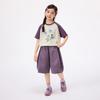 Xiaoyinman Girls' Color-Blocked Printed T-shirt