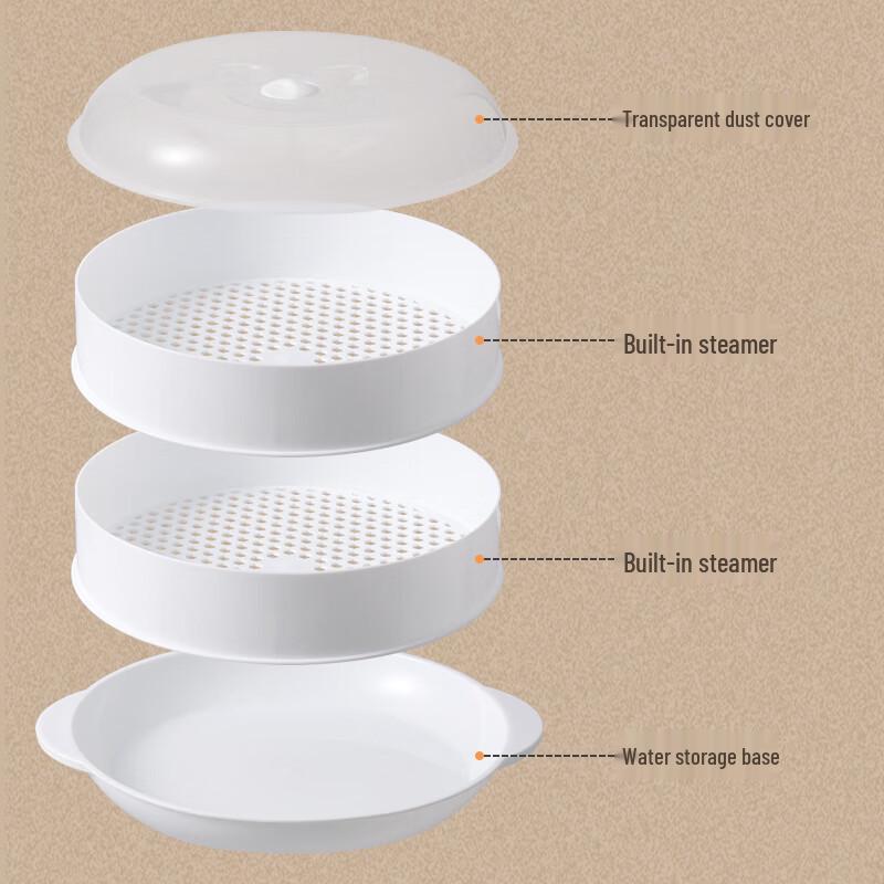 Baijie Double-layer Microwave Steamer