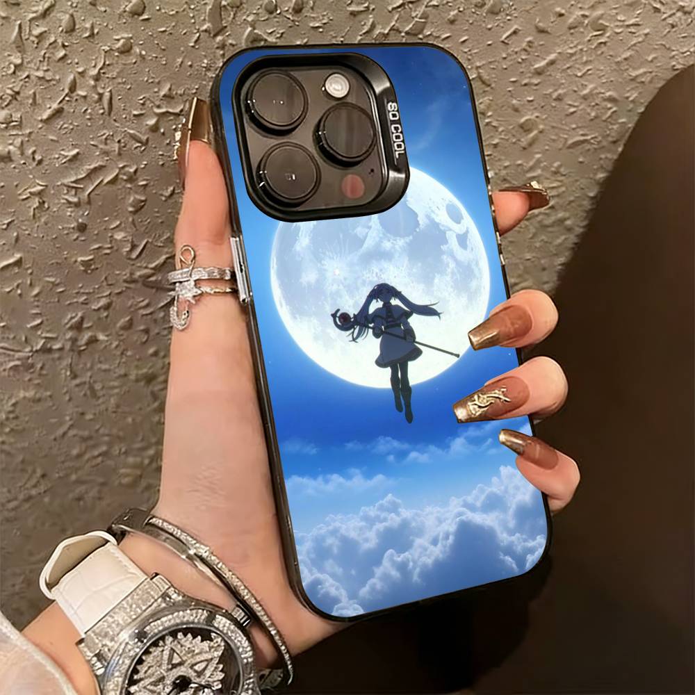 Sousou no Frieren Frieren Back View Phone Case For iPhone 17,16,15,14,13,12,11 Plus,Pro Max,XS,Colorful Silver Black Cover