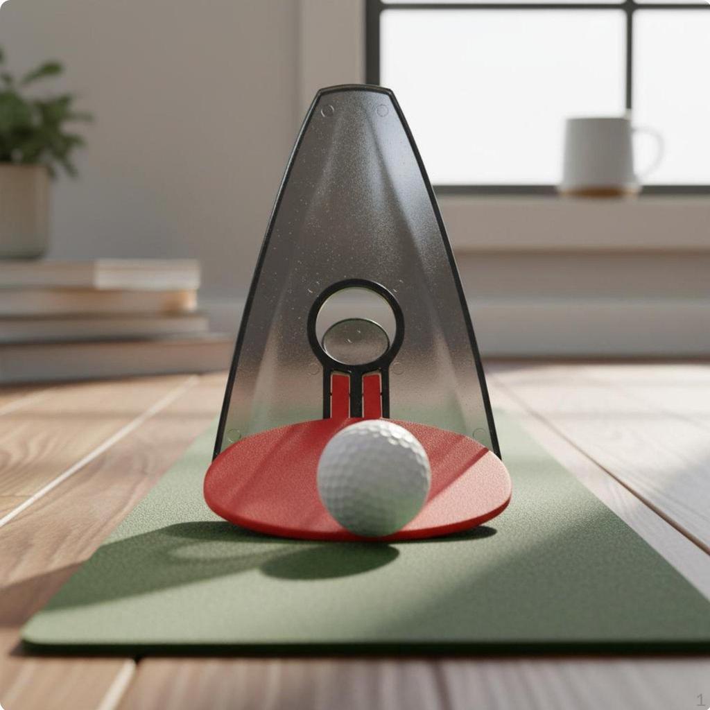 Automatic Ball Return Putting Indoor/Outdoor Use Foldable Practice Aid Portable Pressure