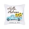 New Thanksgiving Truck Peach Skin Pillow Cover Ins Nordic Pillow Cushion Cover Home Furnishings
