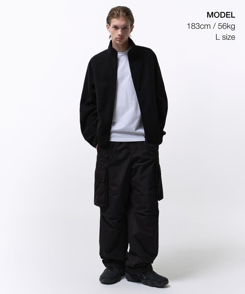 Musinsa Standard [City Leisure] Structured Polar Fleece High-Neck Jacket [Black]