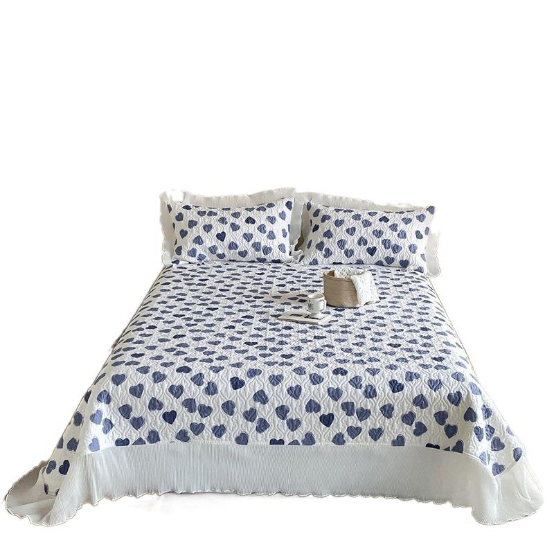 Cotton Tatami Quilted Bed Cover One-Piece Cotton Four-Piece Thickened Bed Sheet Three-Piece Set Four Seasons Universal Quilt Cover