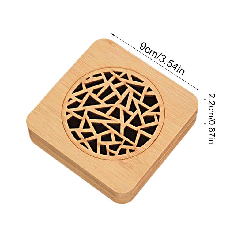 1PC Round Meditation Wood Censer Home Decor Hollow Out Study Room Accessory Aromatherapy Box Yoga Multiple Options Available