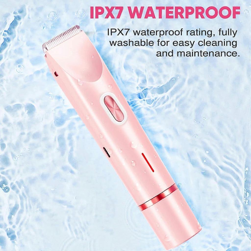 2026 Latest Model  Women's Bikini Trimmer, Electric Shaver, Dual Ceramic Blades, Painless Hair Removal, for Face, Body and Intimate Areas, 90 Minu