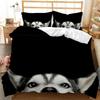 Bellissimo Set Copripiumino Husky 3d Cucciolo Cane Husky Set Biancheria da Letto Cane Carino Copripiumino Singolo Matrimoniale Queen King Size Moda Moderno Regalo