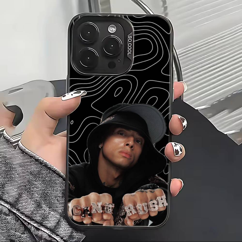 Rapper Central C-Cee Phone Case For iPhone 17,16,15,14,13,12,11 Plus,Pro Max,XS,Colored Silver Plated Inside Cover