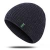 Skullies Beanies Men Winter Hats For Women Knitted Hat Cap Men's Winter Beanie Male Black Gorro Warm Bonnet Homme Skull Hat Cap