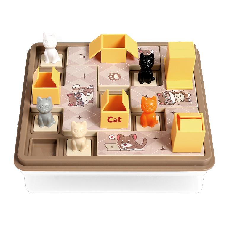 Hide & Seek Puzzle: Cat Logic Training Toy for Kids