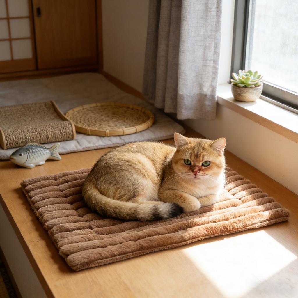 Cats Dog Mat Pet Bed Soft Fleeces Warm Cozy Comfort Sleeping Mat Universal Machine Washable Pet Furniture 61x45cm