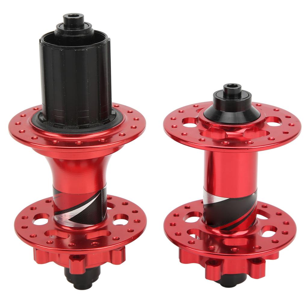 32 Hole 6 Pawls Bicycle Disc Brake Hub with Quick Release Skewer Aluminum Alloy for Mountain Bike Red