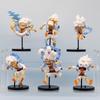 11Cm 5Stk/Set Q Version von Schelmischem Ruffy Lustiges One Piece Gear 4 Ruffy Anime Figuren PVC Modell Spielzeug Desktop Auto Montiertes Ornament