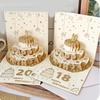 Musical Light Up Birthday Card 3D Happy Birthday Greeting Card With Light and Music for Women Men Husband Wife Children