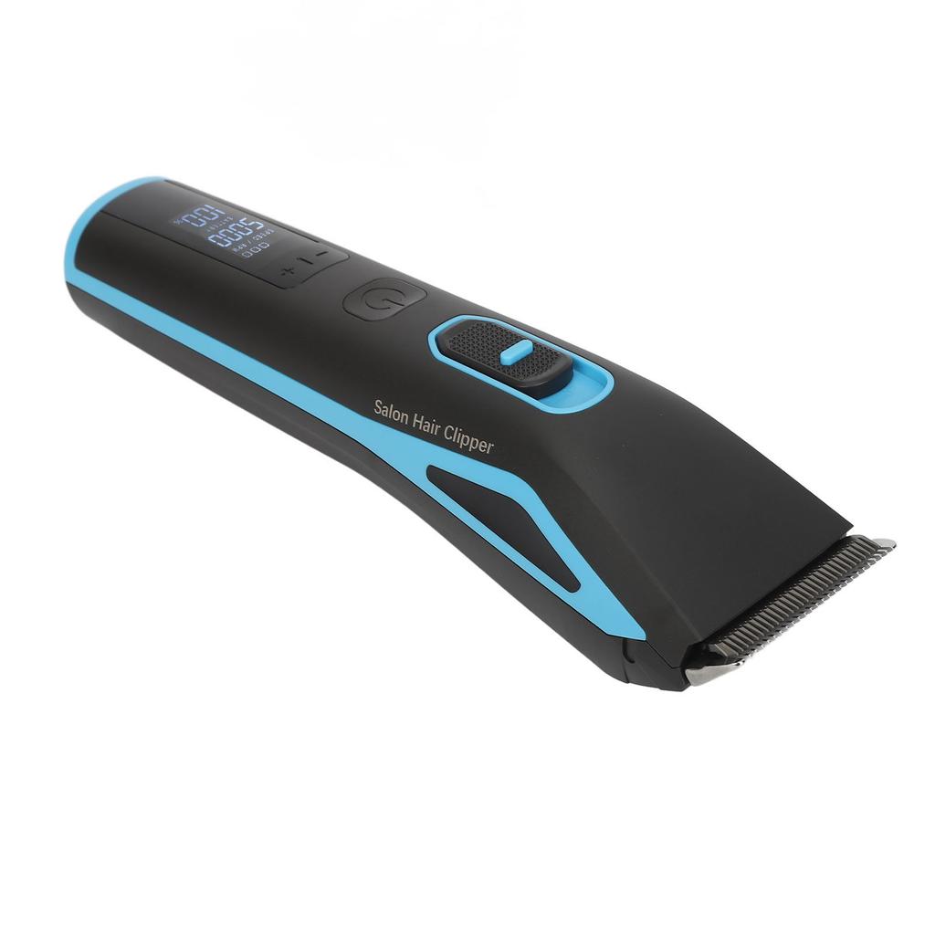 Elektrischer Haartrimmer LCD-Display Akku-Haarschneider mit 2 Führungskämmen