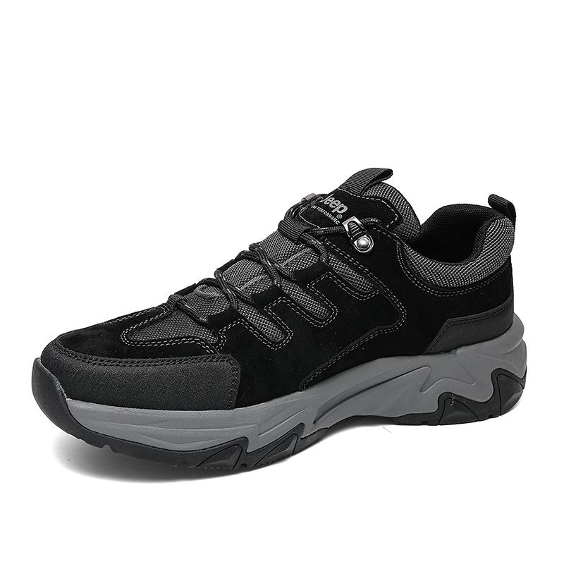 Jeep Fabric Pigskin Ultra-Fiber Casual Outdoor Hiking Shoes Men Sneaker P530912626