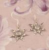 925 Sterling Silver Rainbow Moonstone Gemstone Earrings, Designer Sun Silver Earrings, Handcrafted Earring