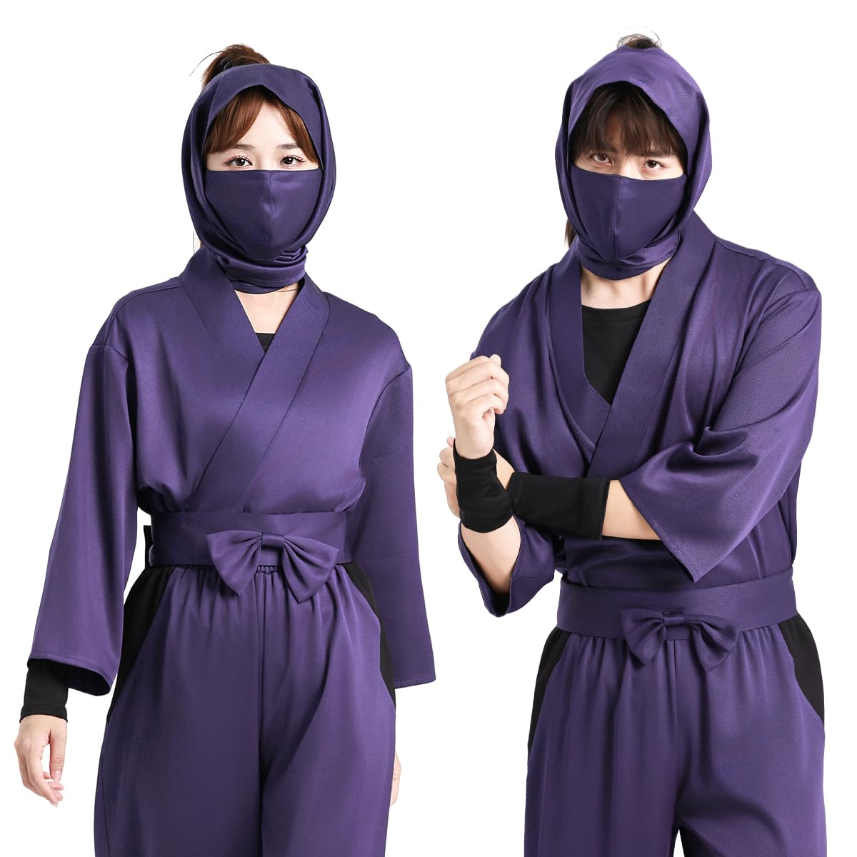 

HOLOUN Костюм для косплея Ниндзя Рантаро, Фиолетовый, 5 класс, Академия Ниндзюцу, с капюшоном, Аниме-костюм, Рождество, Мероприятие, Хэллоуин, Размер M