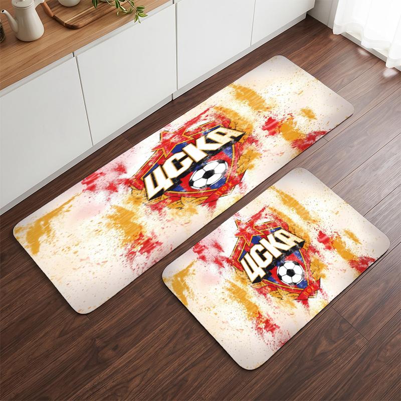 CSKA Moscow (108) Flannel Kitchen Mat Soft Anti-Slip Kitchen Floor Runner Rug Kitchen Rug for Home Kitchen Decor
