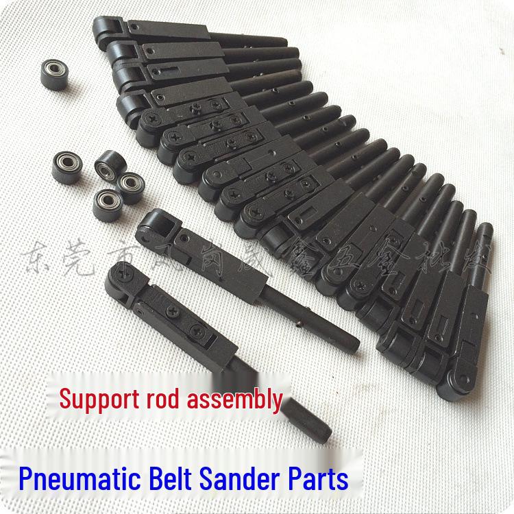Pneumatic Belt Sander Parts: 10x330 & 20x520, Front Guide Wheel & Shaft Rod