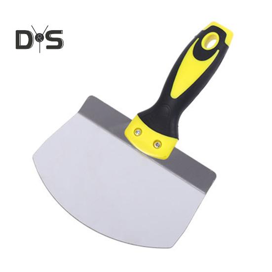 

Переносная лопата для шпатлевки гипсокартона с изогнутым лезвием, нескользящей ручкой, дугообразной формы, шпатель, скребок, ручной инструмент S Horizontal