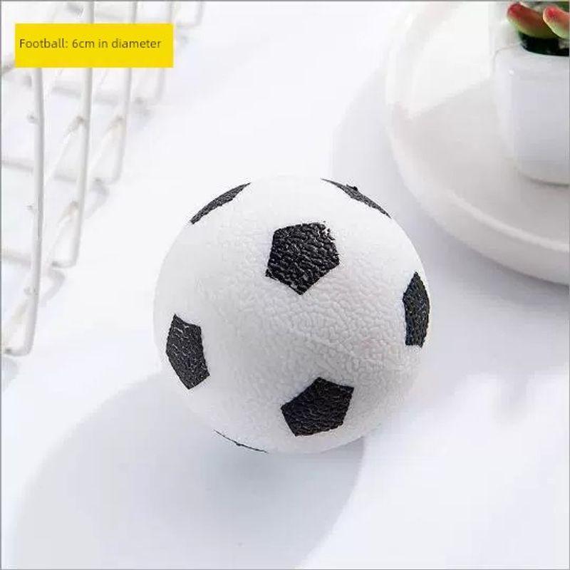 

Игрушка для собаки мяч вокализация устойчивый к укусам молярный стержень щенок снятие скуки удобный гаджет тедди бишон шиба-ину корги товары для питомцев Solid football (color random)