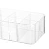 Organisateur de Sous-vêtements 8 Grilles Boîte de Rangement Chaussettes PS Boîte Transparente pour Pantalons pour Maison Chambre