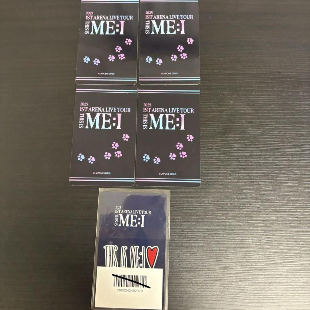 [USED] ME:I Trading Cards Kasahara Momona 041 043 047 051 7000 056