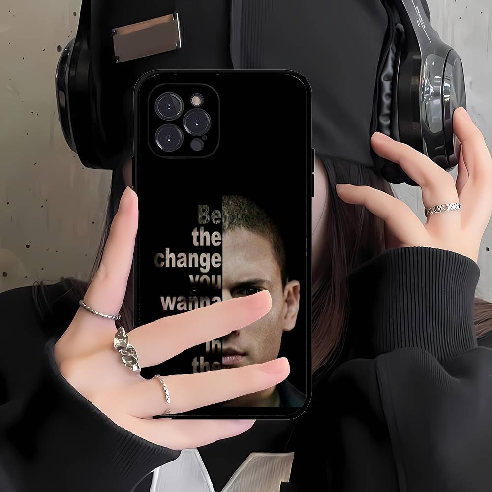Film P-Prison Breaks Telefoonhoesje Voor IPhone 16 15 14 11 12 13 Mini Pro XS Max Cover 6 7 8 Plus X Funda Shell