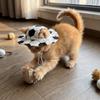 Football Theme Exposed Ear Hat Breathable Pet Sun Hat Cute Dog Fisherman Hat  Walking