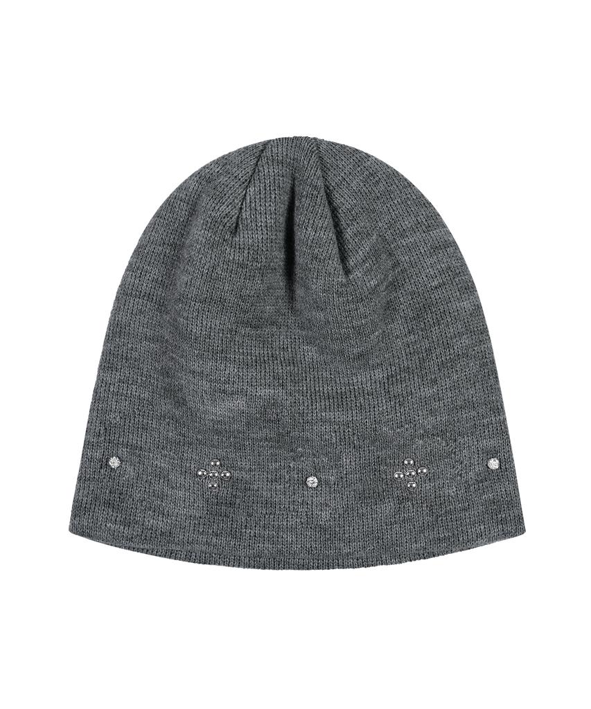 KAIFAI Kf Studded Beanie (Grey) K25Ze185