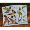 Anti-Collision Window Clings Bird Alert Collision Decals To Prevent Bird Strikes On Window Glass - Set of 12 Hummingbirds