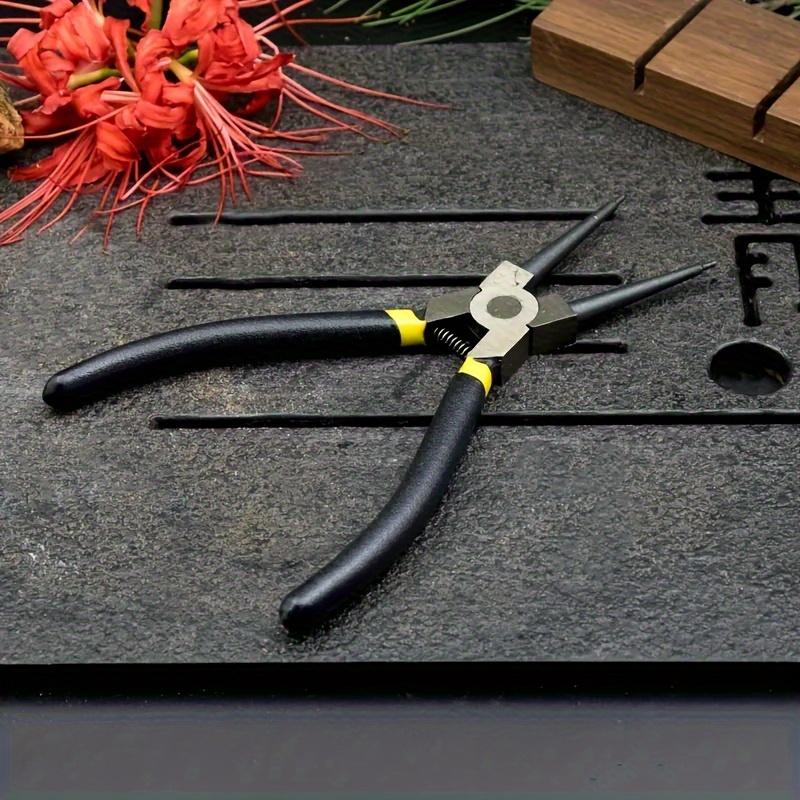 7inch Straight Snap Ring Pliers Chrome Vanadium Steel Integral Forging Internal And External Card Two-use Snap Ring Pliers Set 7