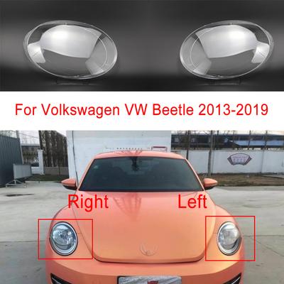 Pro Volkswagen VW Beetle 2013- Auto Přední sklo předního světlometu Kryt světlometu Průhledné stínidlo lampy Kryt