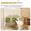 Large Capacity Hanging Hay Feeder Leak-Proof Pet Feeding Bag Hay Storage Bag  Indoor